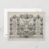 米国の独立宣言 ポストカード (正面/裏面)