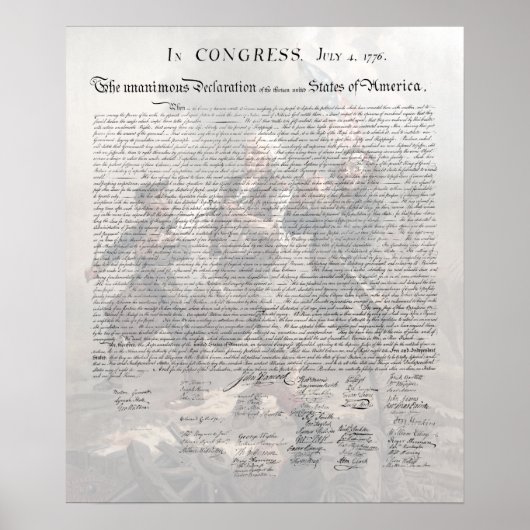 米国の独立宣言/ '76の精神 ポスター (正面)