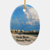 米国の異なった区域の写真 セラミックオーナメント (正面)