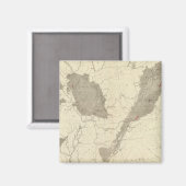 米国の石炭田 マグネット (正面/裏面)