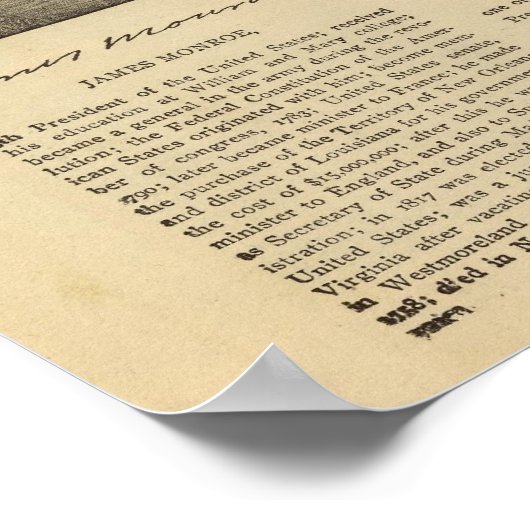 米国の社長、サイン、伝記2 ポスター (角)