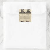 米国の社長、サイン、伝記 スクエアシール (バッグ)