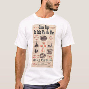 米国の第1次世界大戦ポスター Tシャツ