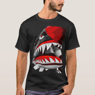 米国の第2次世界大戦飛行機P40ワルホーク飛行機スポッティングWW Tシャツ