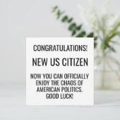 米国の米国市民帰化の移民 シーズンカード (スタンド正面)