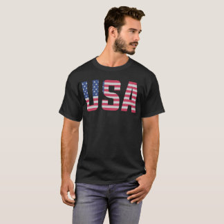 米国の米国旗の愛国心が強いTシャツ Tシャツ