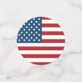 米国の米国旗の星条旗 コンフェッティ (スモール正面)