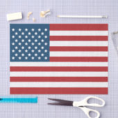 米国の米国旗の星条旗 薄葉紙 (クラフト)