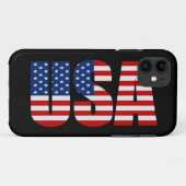 米国の米国旗のiPhone 5の場合 Case-Mate iPhoneケース (裏面(横))