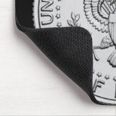 米国の素晴らしいシールの半ドル マウスパッド (コーナー)