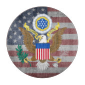 米国の素晴らしいシール カッティングボード (正面)