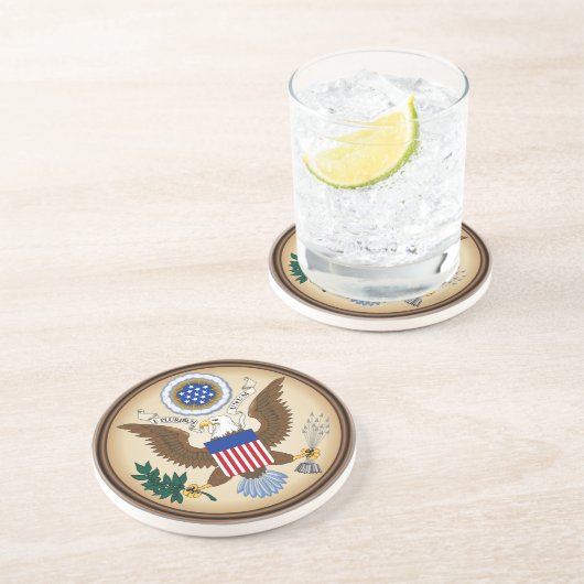 米国の素晴らしいシール コースター (側面)