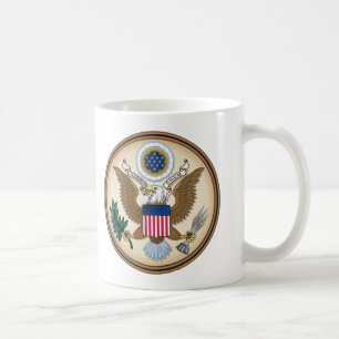 米国の素晴らしく大統領のなシール コーヒーマグカップ