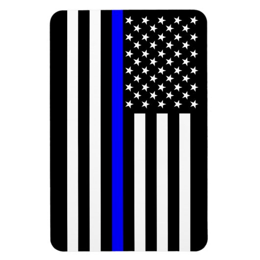 米国の細い青 マグネット (縦)