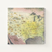 米国の絵図 – 漫画のスケッチ ノートブック (裏面)