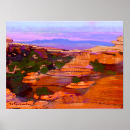 米国の絵画Canonlands ©TR FORSMAN ポスター