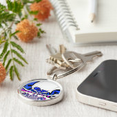 米国の美しい驚くべき文字引用文デザイン キーホルダー (側面)