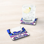 米国の美しい驚くべき文字引用文デザイン コースター (右側)