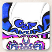 米国の美しい驚くべき文字引用文デザイン コースター (正面)