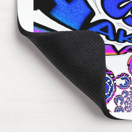 米国の美しい驚くべき文字引用文デザイン マウスパッド (コーナー)