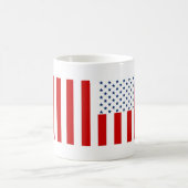 米国の自由の変化の市民旗の息子 コーヒーマグカップ (中央)