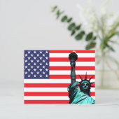 米国の自由の郵便はがき ポストカード (スタンド正面)