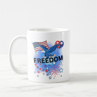 米国の自由 コーヒーマグカップ