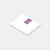 米国の航海の赤白青海上帆走旗 ポストイット (アングル)