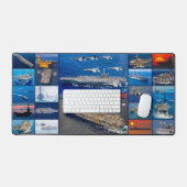 米国の航空機輸送会社「モンタージュ」 デスクマット (キーボード&マウス)