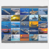 米国の航空機輸送会社「モンタージュ」 フリースブランケット (正面(横))