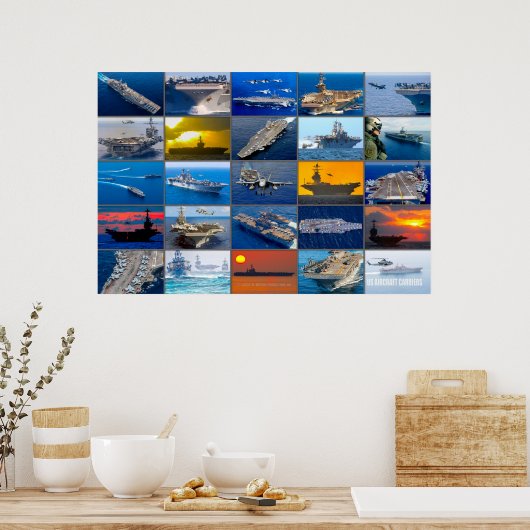 米国の航空機輸送会社「モンタージュ」 ポスター (キッチン)