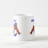 米国の船員の誇り高い叔母さん コーヒーマグカップ (中央)