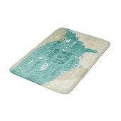 米国の落書きの地図 バスマット (アングル)