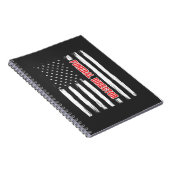 米国の葬誇りを持った儀司令官 ノートブック (右側)