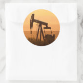 米国の西テキサス州のポンプ油 ラウンドシール (バッグ)