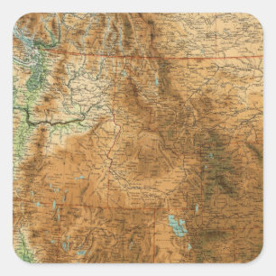 米国の西部セクション スクエアシール