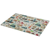 米国の記号パターン カッティングボード (角)