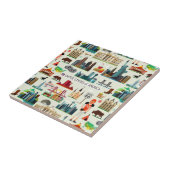 米国の記号パターン タイル (側面)