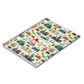 米国の記号パターン ノートブック (左側)