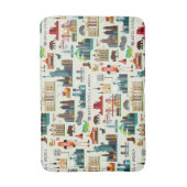 米国の記号パターン バスマット (正面縦)