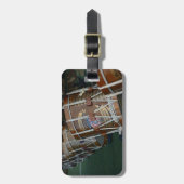 米国の軍のドラムライン ラゲッジタグ (正面縦)