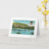 米国の軍事学院のハドソン川の意見 カード (黄色い花)