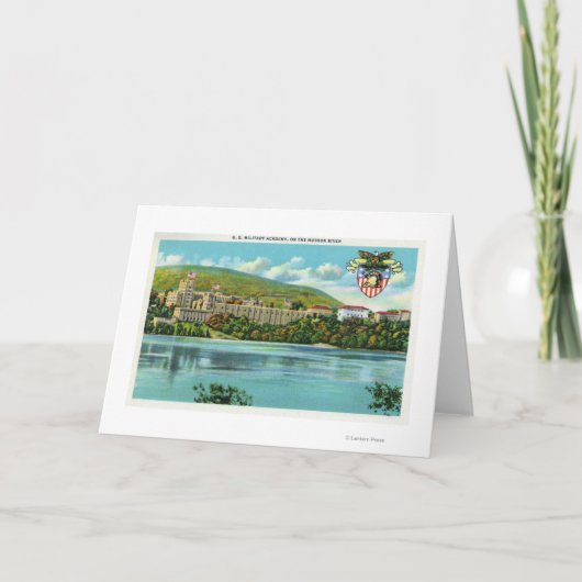 米国の軍事学院のハドソン川の意見 カード (正面)