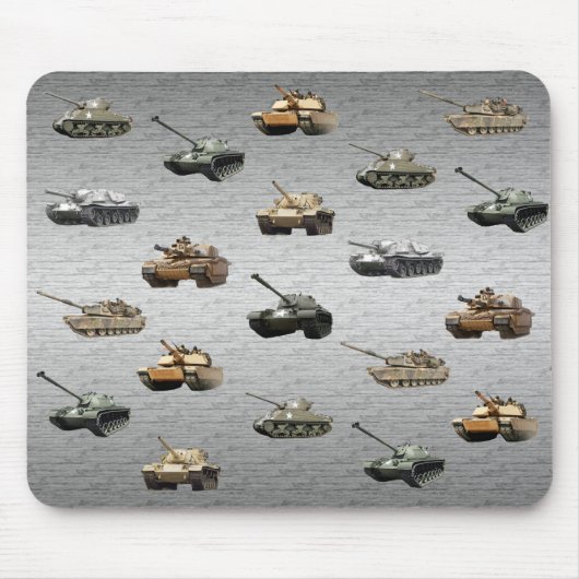 米国の軍隊のタンク マウスパッド (正面)