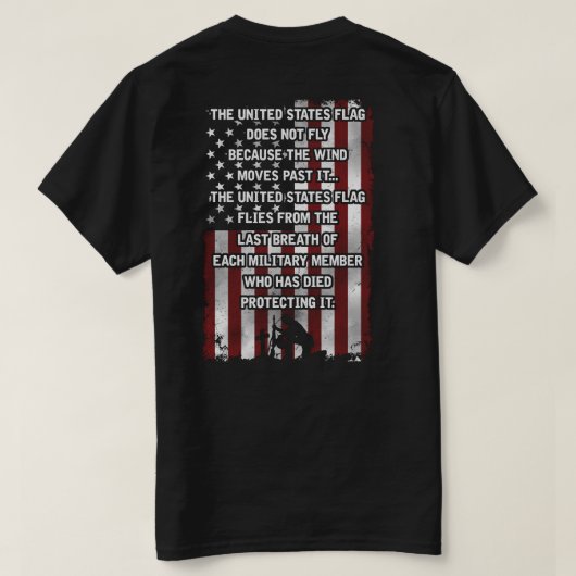 米国の軍隊のTシャツ Tシャツ (デザイン裏面)