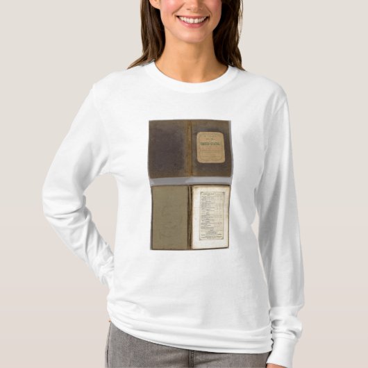 米国の軍隊は地図を描きます Tシャツ (正面)