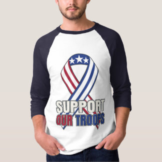米国の軍隊を支援 Tシャツ