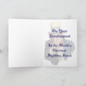 米国の軍隊再入隊カード カード (内部)