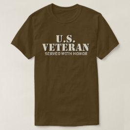 米国の退役軍人は名誉をもって務めた Tシャツ