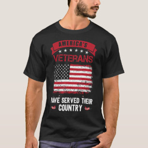 米国の退役軍人は国家に尽した Tシャツ